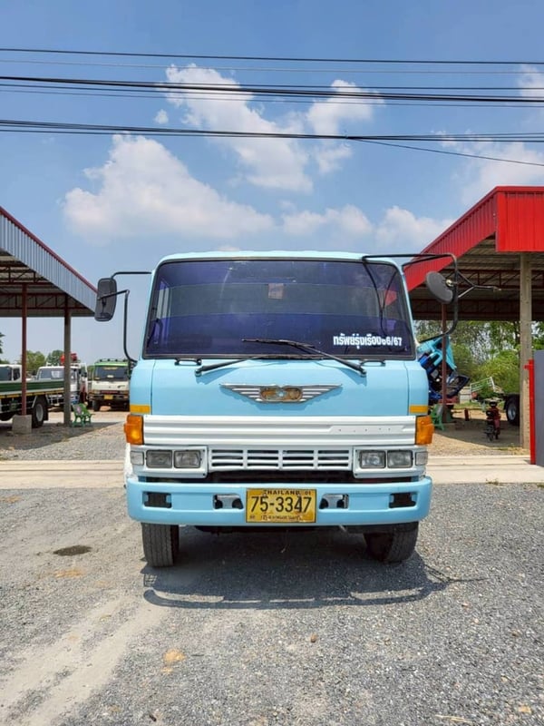 HINO FF 168แรงม้า รถบรรทุก 6ล้อ กระบะเหล็ก ปี2003