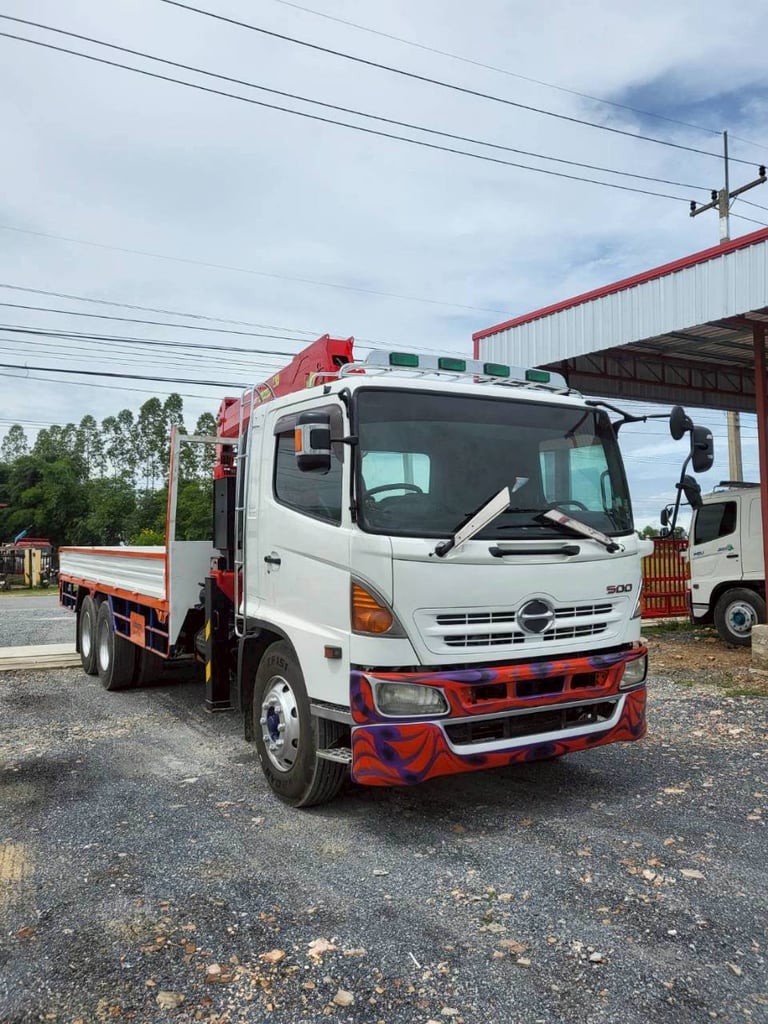 HINO FL 260แรงม้า รถบรรทุก 10ล้อ กระบะเหล็ก ปี2020 HINO FL 260แรงม้า รถบรรทุก 10ล้อ กระบะเหล็ก ปี2020