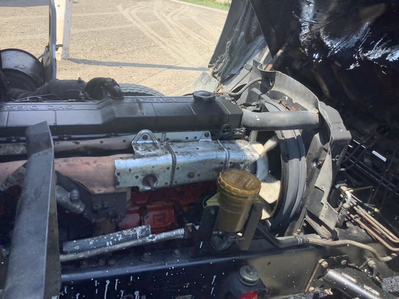 ISUZU FRR รถบรรทุก 10ล้อ เพลาเดียว เครื่อง 195 แรง กระบะคอกสูง ปี1995