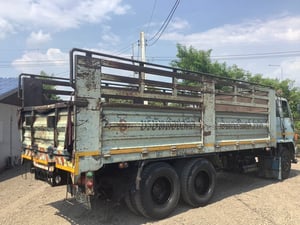 ISUZU FRR รถบรรทุก 10ล้อ เพลาเดียว เครื่อง 195 แรง กระบะคอกสูง ปี1995