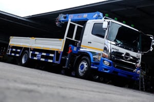 รถบรรทุกติดเครน