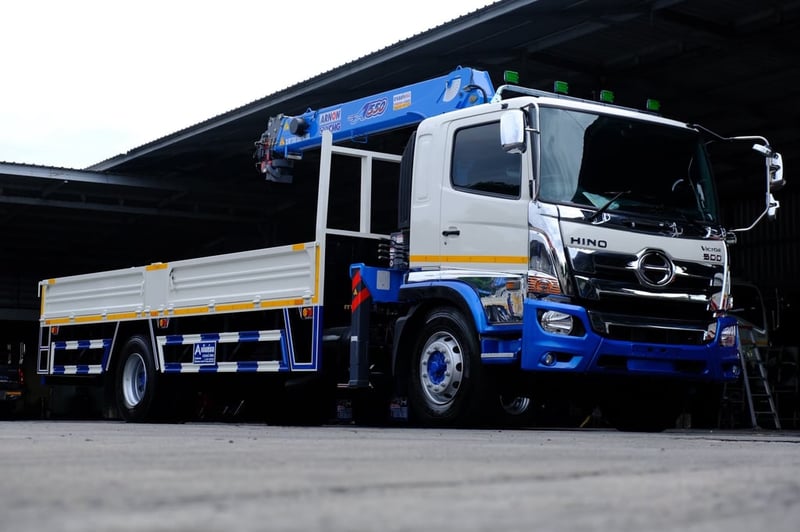 รถบรรทุกติดเครน