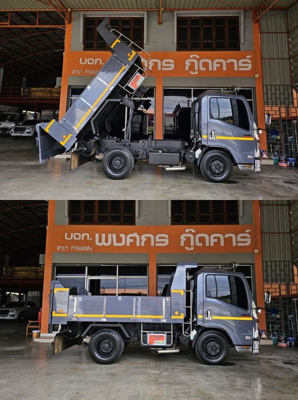  ดั้มพ์ 3คิว ปี 2566 NMR 130 ไมล์ 3 หมื่นโล รุ่นใหม่ไฟโปรเจคเตอร์ ชุดแต่งเต็ม เทาแลมโบ