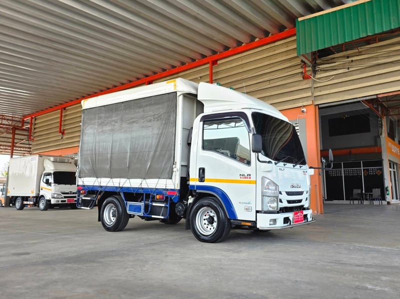 ISUZU NLR 130 ปี 2565 คอก + หลังคา ป้ายเล็ก ไม่ติดเวลา ขายถูกๆ 