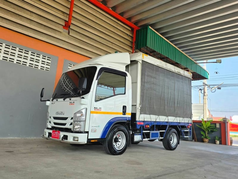 ISUZU NLR 130 ปี 2565 คอก + หลังคา ป้ายเล็ก ไม่ติดเวลา ขายถูกๆ 