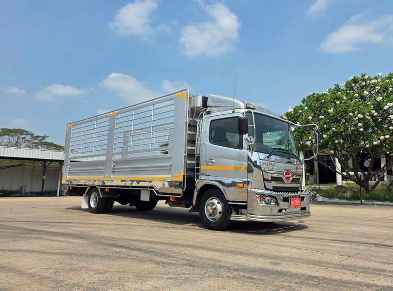 NEW FC9j 210 ปี 2567 ไมล์ 8 หมื่น กระบะเปิดข้างได้ พื้นสแตนเลส ยาว 6.60 ยางใหม่ 6 เส้น