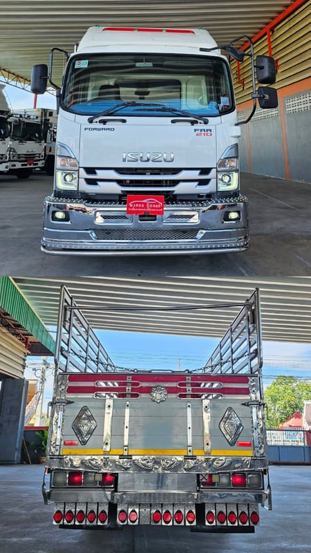 NEW FRR 210 ปี 2566 กระบะคอก แผงมิเนียม ยาว 6.60 เมตร แผงมิเนียม น.น รถ 4.9 ตัน NEW FRR 210 ปี 2566 กระบะคอก แผงมิเนียม ยาว 6.60 เมตร แผงมิเนียม น.น รถ 4.9 ตัน