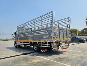 NEW Hino FC9J 210 Victor อู่ช่างยุทธ ปี 2566 ยาว 6.60 เมตร กระบะพื้นสแตนเลส+แผงมิเนียม