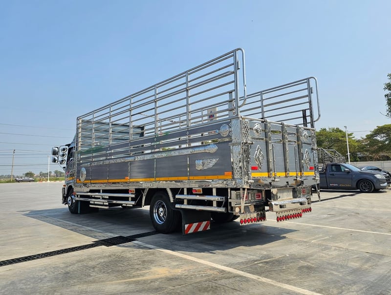 NEW Hino FC9J 210 Victor อู่ช่างยุทธ ปี 2566 ยาว 6.60 เมตร กระบะพื้นสแตนเลส+แผงมิเนียม
