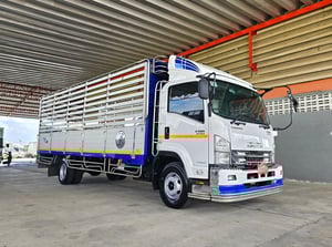 FRR 210 ปี 2565 กระบะคอก ยาว 6.60 เมตร แผงมิเนียม น.น รถ 4.9 ตัน