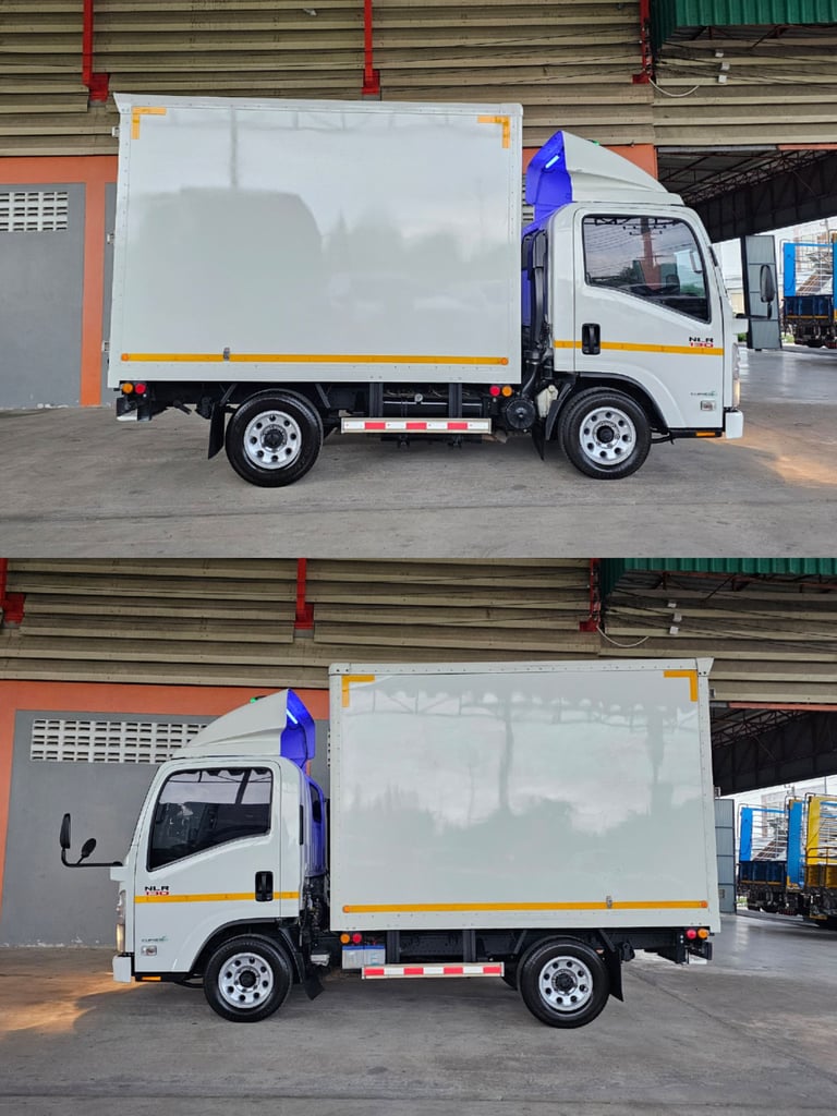 4ล้อ NLR 130 ปี 2565 ตู้ไซต์พิเศษ สูง 2.00 ไม่ติดเวลา ป้ายเล็ก รถห้างแท้ๆ