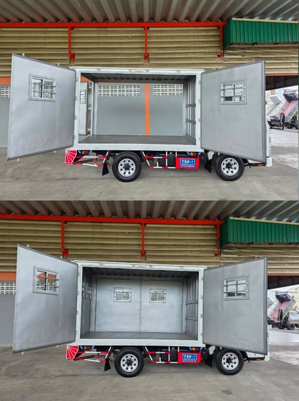 4ล้อ ป้ายเล็ก NEW NLR 130 ไมล์น้อย ตู้เปิดรอบด้าน 6 บาน