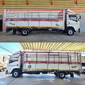 NEW FRR 210 ปี 2566 กระบะคอก แผงมิเนียม ยาว 6.60 เมตร แผงมิเนียม น.น รถ 4.9 ตัน NEW FRR 210 ปี 2566 กระบะคอก แผงมิเนียม ยาว 6.60 เมตร แผงมิเนียม น.น รถ 4.9 ตัน