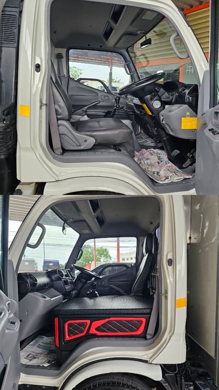 4ล้อ HINO ATOM XZU 136 ตู้เย็น ไมล์ 85,xxx กระจกไฟฟ้า ปี 2566 ป้ายเล็กไม่ติดเวลา