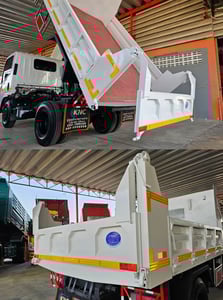 ISUZU NMR 130แรงม้า รถบรรทุก 6ล้อ ดั้มพ์ ปี2023