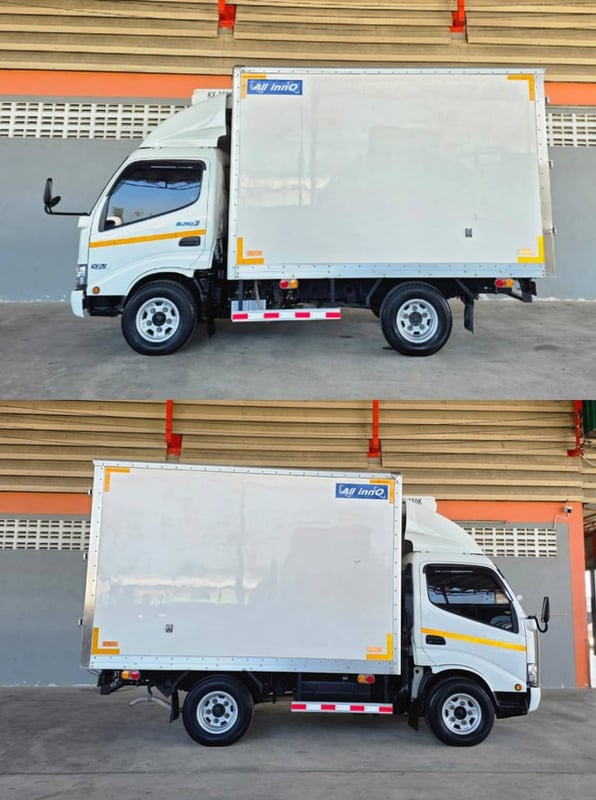 4ล้อ HINO ATOM XZU 136 ตู้เย็น ไมล์ 88,xxx กระจกไฟฟ้า ปี 2566 ป้ายเล็กไม่ติดเวลา