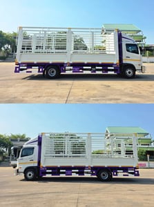 NEW Hino FC9J 210 Victor ยางใหม่ ปี 2567 ยาว 6.60 เมตร เปิดข้างรอบข้าง