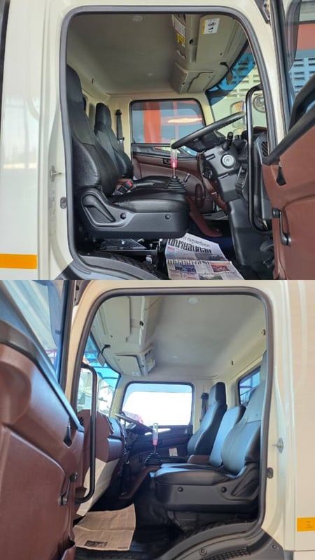 NEW Hino FC9J 210 Victor กระบะพื้นสแตนเลส ปี 2567 ยาว 6.60 เมตร เปิดข้างรอบข้าง