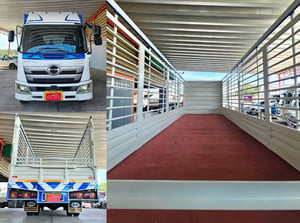 NEW Hino FC9J 210 Victor ยางใหม่ ปี 2566 ยาว 6.60 เมตร เปิดข้างรอบข้าง