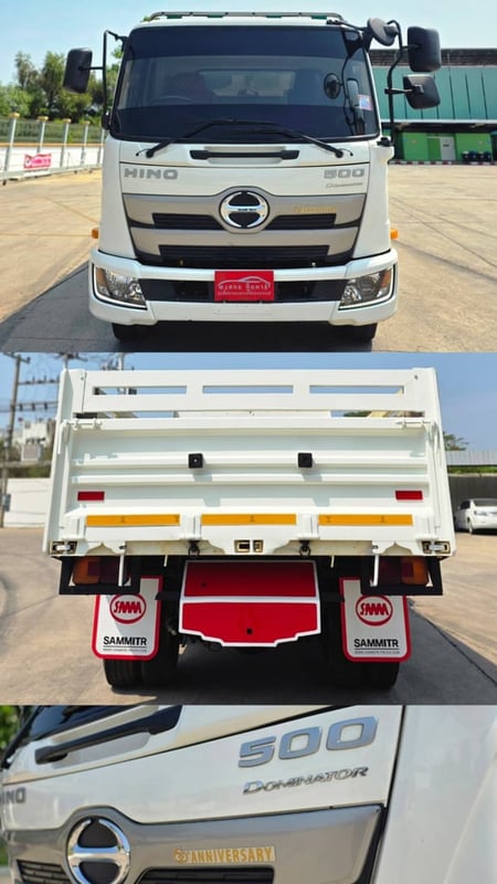 NEW HINO Fc9j 210 ไมล์ 4x,xxx ปี 2566 ยางใหม่ 6เส้น ดั้มส์ 2ไม้ รถเดิม ไม่มีอุบัติเหตุ 