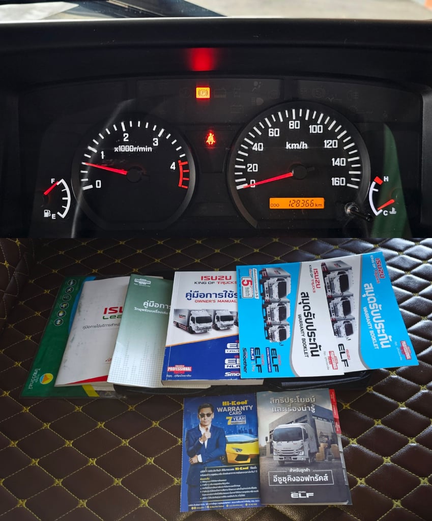 4ล้อ NLR 130 มีลิฟท์ท้าย ปี 2566 ตู้สูง 2.20 ไม่ติดเวลา ป้ายเล็ก รถห้างแท้ๆ