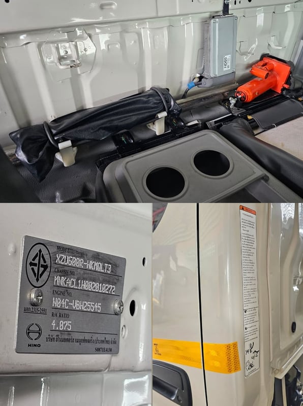 ดั้มพ์ 3คิว ไมล์ 38,xxx HINO XZU 150 ปี 2567