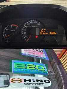 4ล้อ HINO ATOM XZU 136 ตู้เย็น ไมล์ 85,xxx กระจกไฟฟ้า ปี 2566 ป้ายเล็กไม่ติดเวลา