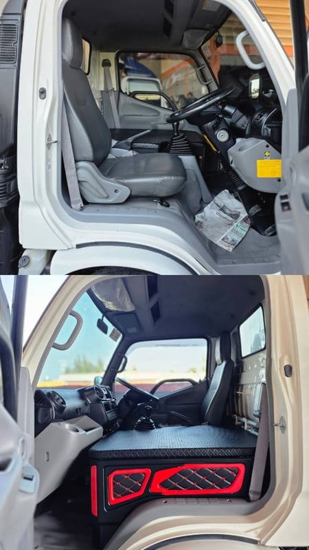 4ล้อ HINO ATOM XZU 136 ตู้เย็น ไมล์ 88,xxx กระจกไฟฟ้า ปี 2566 ป้ายเล็กไม่ติดเวลา