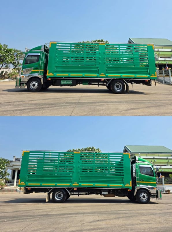 NEW FC9j 210 ปี 2566 พื้นสแตนเลส กระบะเปิดข้างได้ ยาว 6.60 ยางใหม่ 6 เส้น