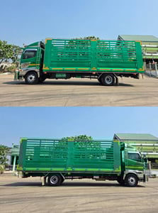 NEW FC9j 210 ปี 2566 พื้นสแตนเลส กระบะเปิดข้างได้ ยาว 6.60 ยางใหม่ 6 เส้น