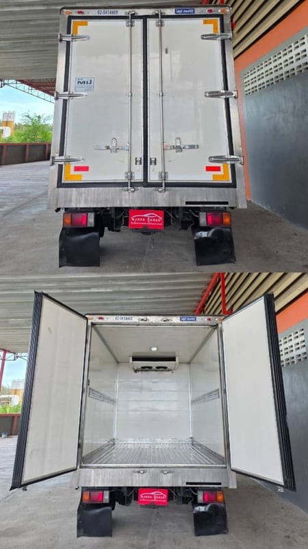 4ล้อ HINO ATOM XZU 136 ตู้เย็น ไมล์ 89,xxx กระจกไฟฟ้า ปี 2566 ป้ายเล็กไม่ติดเวลา