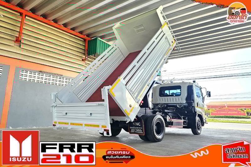 NEW FRR 210 ยางใหม่ 6 เส้น  ปี 2566 ดั้มส์ 2ไม้  รถสีเดิม ไม่มีอุบัติเหตุ 