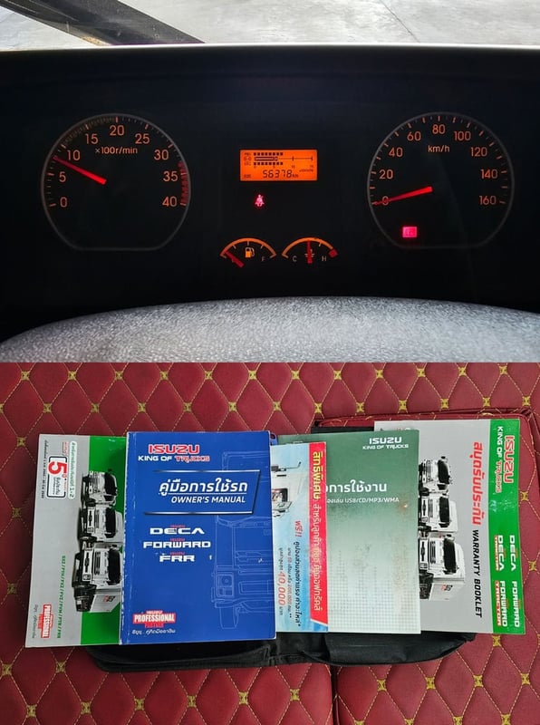 NEW FRR 190 ไมล์แท้ 56,xxx ปี 2565 ดั้มส์ 2ไม้ ไมล์ 5 หมื่นโล รถสีเดิม ไม่มีอุบัติเหตุ 