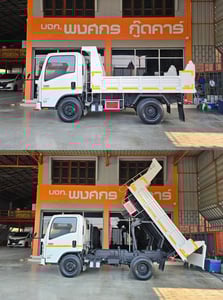 ISUZU NMR 130แรงม้า รถบรรทุก 6ล้อ ดั้มพ์ ปี2023