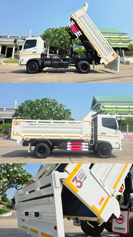 NEW HINO Fc9j 210 ไมล์ 4x,xxx ปี 2566 ยางใหม่ 6เส้น ดั้มส์ 2ไม้ รถเดิม ไม่มีอุบัติเหตุ 