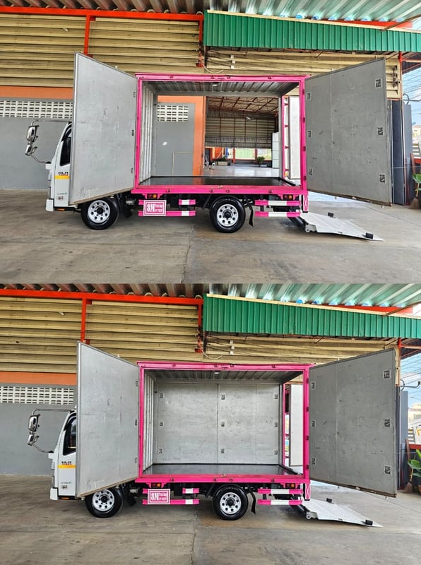 4ล้อ NLR 130 มีลิฟท์ท้าย ปี 2566 ตู้สูง 2.20 ไม่ติดเวลา ป้ายเล็ก รถห้างแท้ๆ