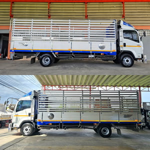 FRR 210 ปี 2565 กระบะคอก ยาว 6.60 เมตร แผงมิเนียม น.น รถ 4.9 ตัน FRR 210 ปี 2565 กระบะคอก ยาว 6.60 เมตร แผงมิเนียม น.น รถ 4.9 ตัน