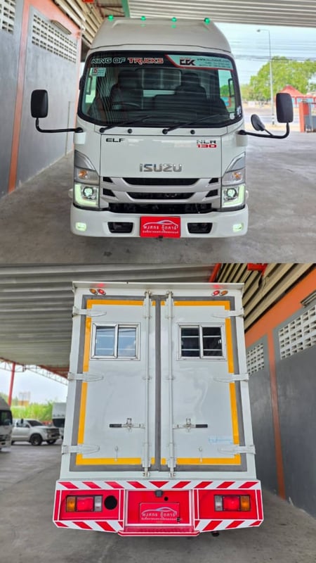 4ล้อ ป้ายเล็ก NEW NLR 130 ไมล์น้อย ตู้เปิดรอบด้าน 6 บาน