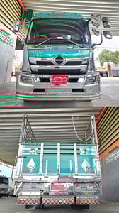 NEW FC9j 175 แผงมิเนียม กระบะพื้นสแตนเลส  ต่อ อู่ วันชัยการช่าง ชุดแต่งจัดเต็ม ปี 2566 