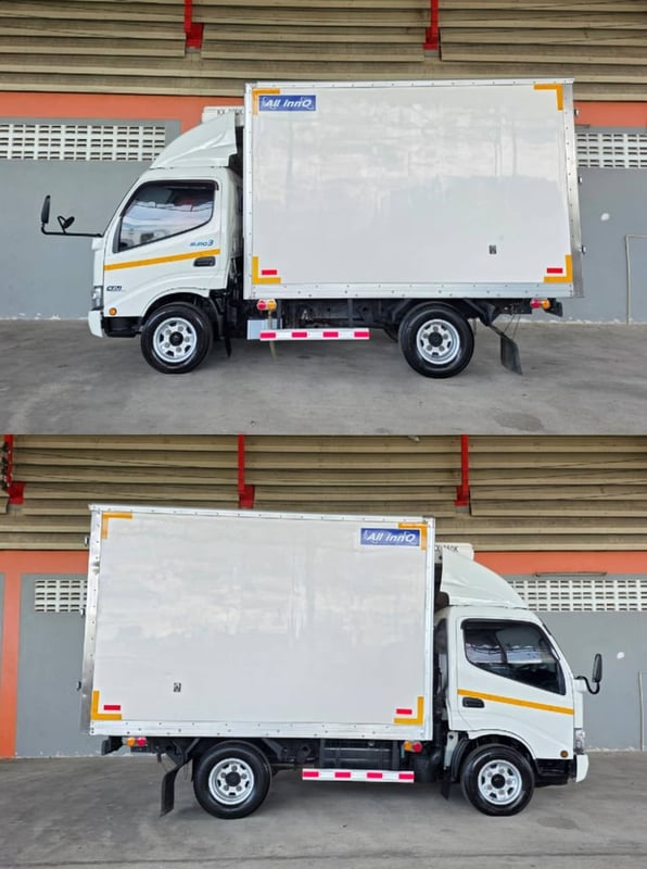 4ล้อ HINO ATOM XZU 136 ตู้เย็น ไมล์ 89,xxx กระจกไฟฟ้า ปี 2566 ป้ายเล็กไม่ติดเวลา