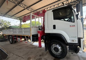 FTR240 ปี66 พร้อมเครนไหม่ 5ตัน 6ปลอก รถห้างแท้ มือเดียวป้ายแดง 🚚