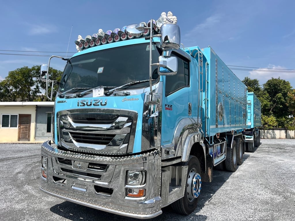 ISUZU FXZ 360 MT ปี 66 แปลงหน้า GIGA 💙🚚 ISUZU FXZ 360 MT ปี 66 แปลงหน้า GIGA 💙🚚