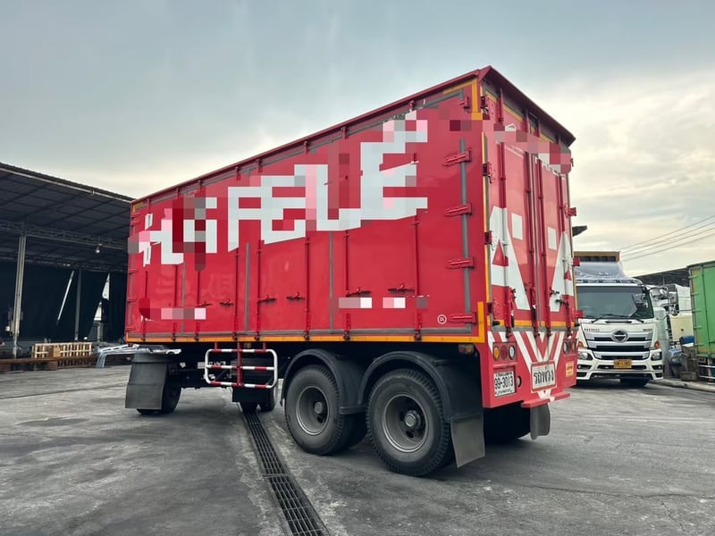 ลูกพ่วงตู้แห้ง 6 บาน ยาว 7.20 ม. ปี 53