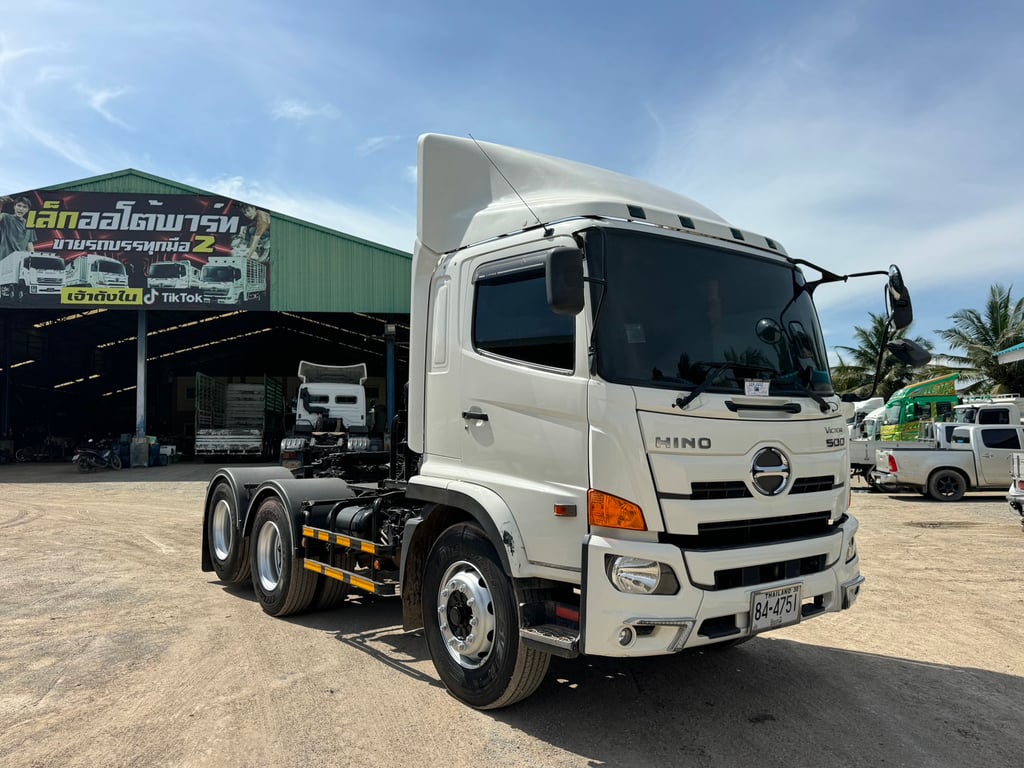 Hino Victor FG8J 260 แรงม้า | หัวลาก 6 ล้อ เสริมคานถุงลมยกล้อ Magnum ลงเล่มแล้ว