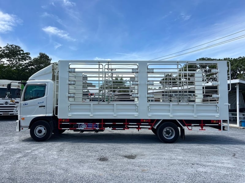 HINO FC9J 210 HP กระบะเหล็กลูกรั้วเลส เปิดได้รอบ ยาว 6.55 🔥💕 HINO FC9J 210 HP กระบะเหล็กลูกรั้วเลส เปิดได้รอบ ยาว 6.55 🔥💕