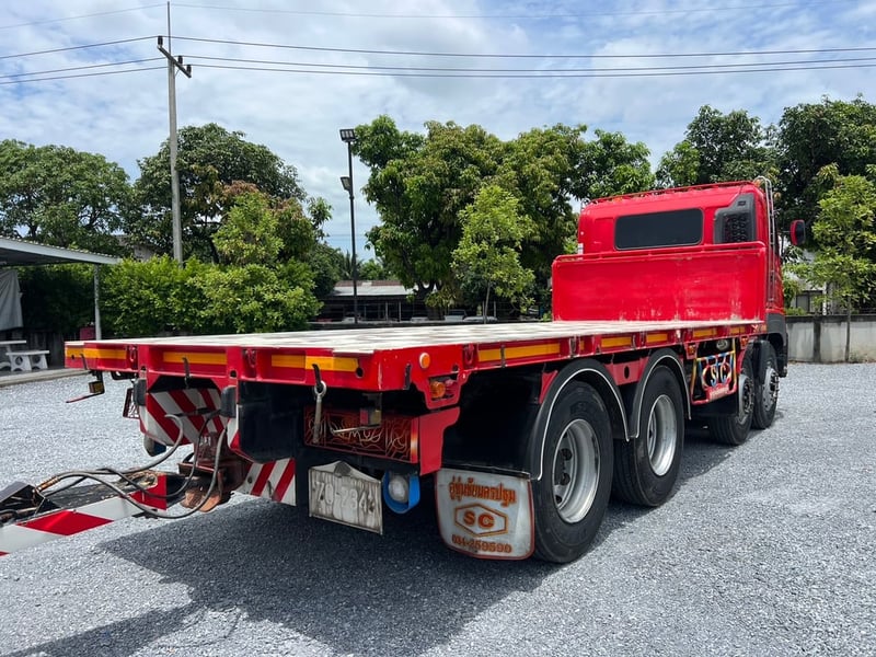 HINO FM 380แรงม้า รถบรรทุก 12ล้อ พ่วงแม่ลูก ปี2021 เลขไมล์ 330,000 กม.