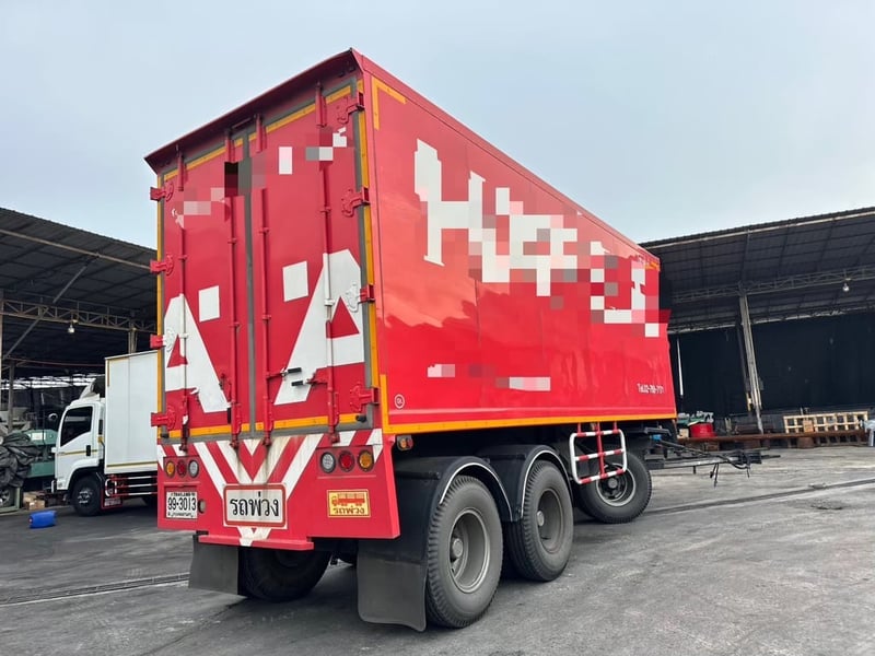 ลูกพ่วงตู้แห้ง 6 บาน ยาว 7.20 ม. ปี 53