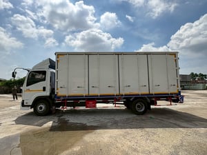 ISUZU FTR 210แรงม้า รถบรรทุก 6ล้อ ตู้แห้ง ปี 65