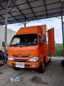 HINO XZU 150แรงม้า รถบรรทุก 4ล้อ ตู้แห้ง ปี2023 เลขไมล์ 165,000 กม.