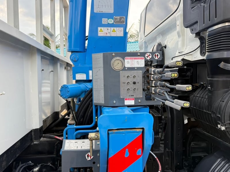 🔥HINO FM1A 344 แรงม้า ปี 66 ติดเครน XCMG 6.5 ตัน (4 ปลอก 3 ชัก)🚚